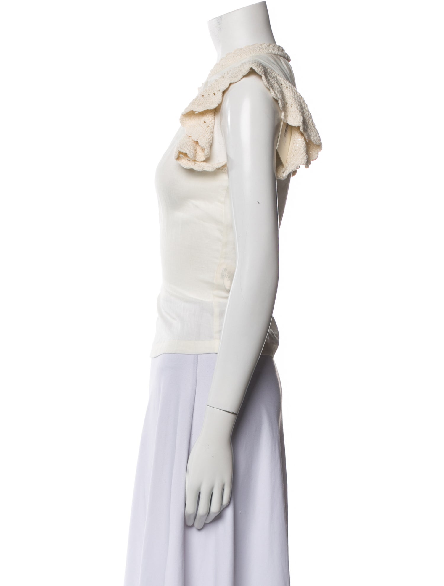 Ulla Johnson Mock Neck Short Sleeve Blouse w/ Tags