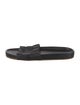 Ulla Johnson Leather Ruffle Embellishment Slides