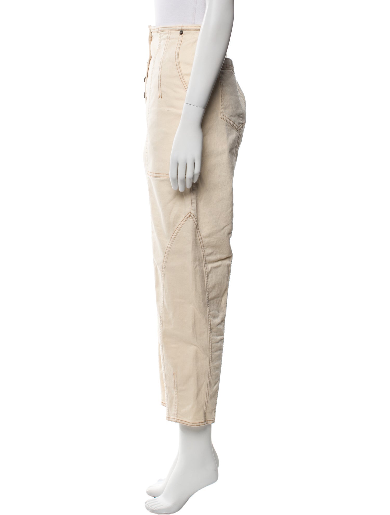 Ulla Johnson High-Rise Straight Leg Jeans