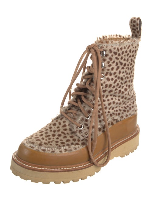 Ulla Johnson Etna Ponyhair Combat Boots