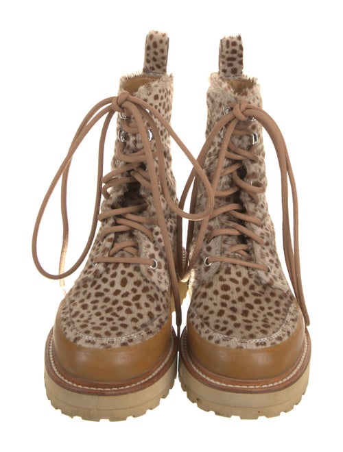Ulla Johnson Etna Ponyhair Combat Boots