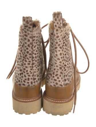 Ulla Johnson Etna Ponyhair Combat Boots