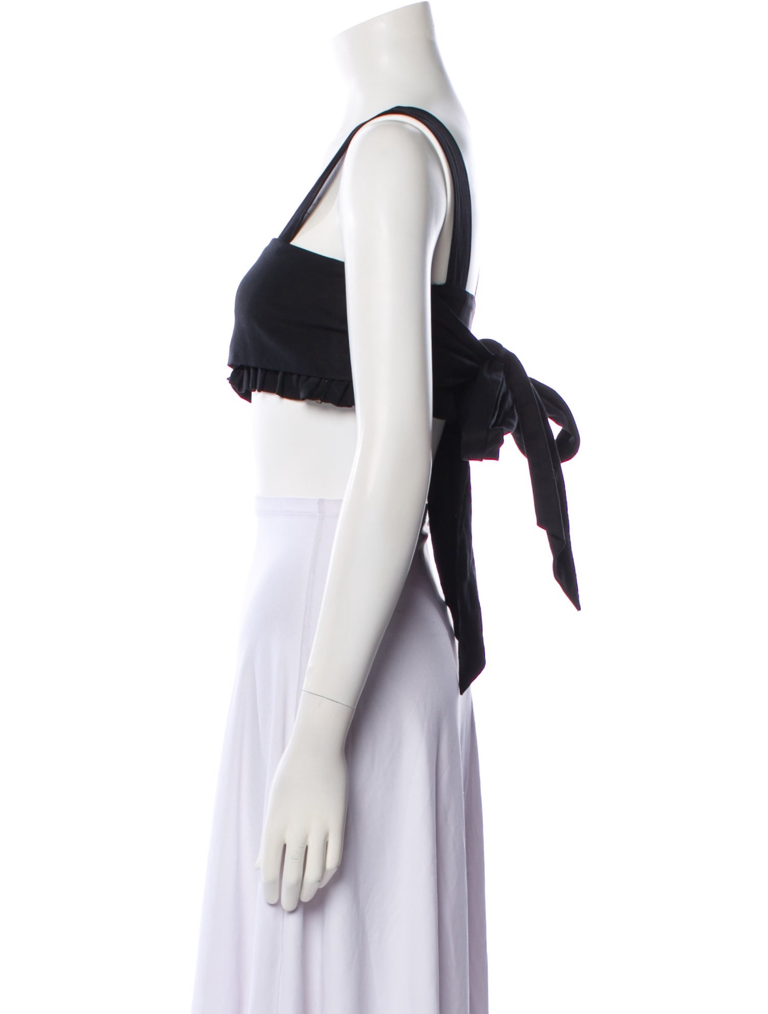 Ulla Johnson Square Neckline Sleeveless Crop Top