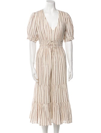 Ulla Johnson Striped Long Dress