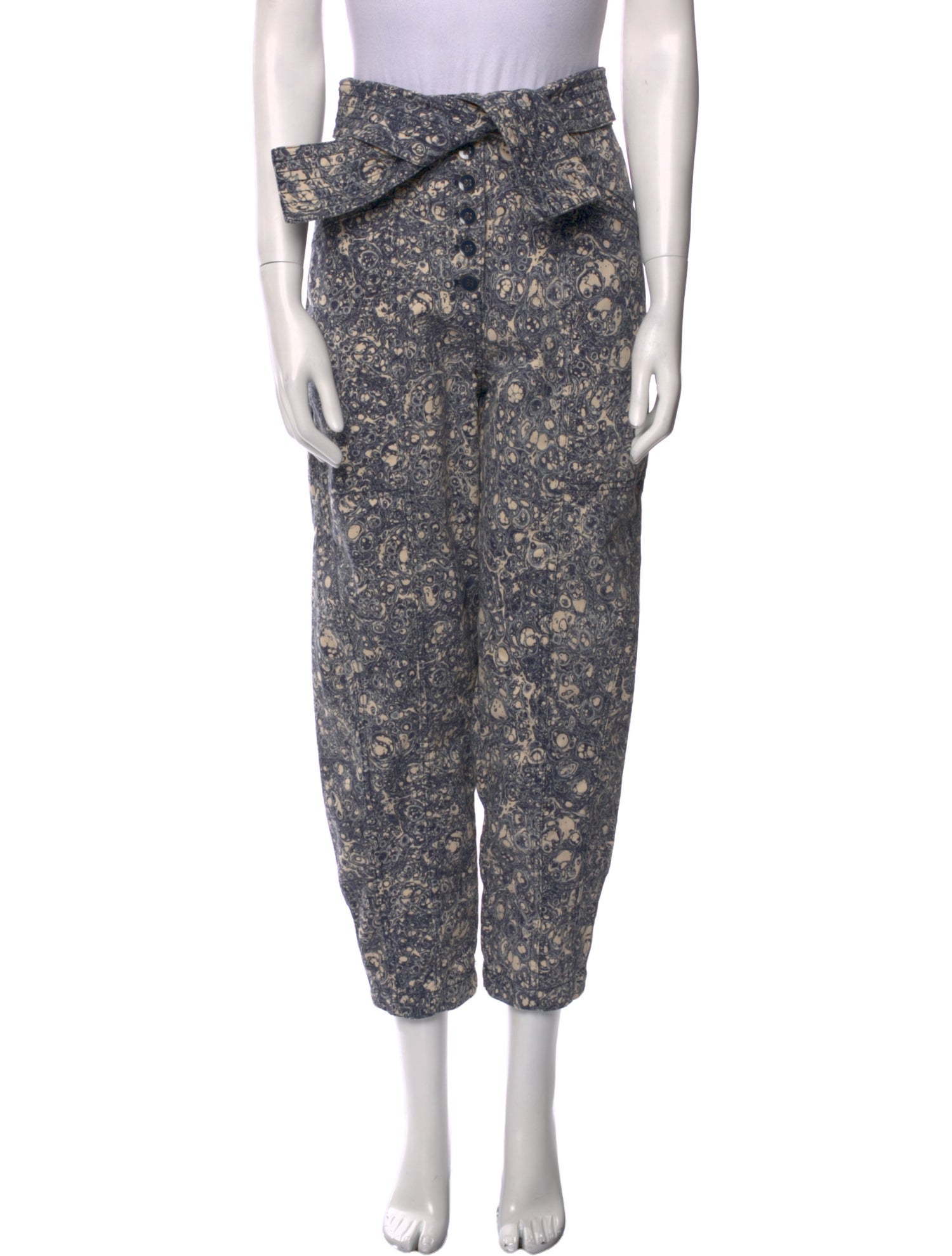 Ulla Johnson Printed Skinny Leg Pants
