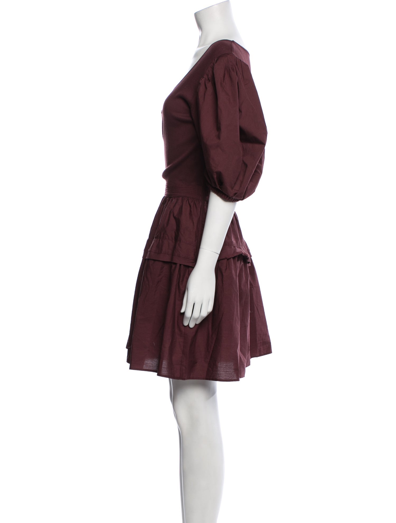 Ulla Johnson Scoop Neck Mini Dress