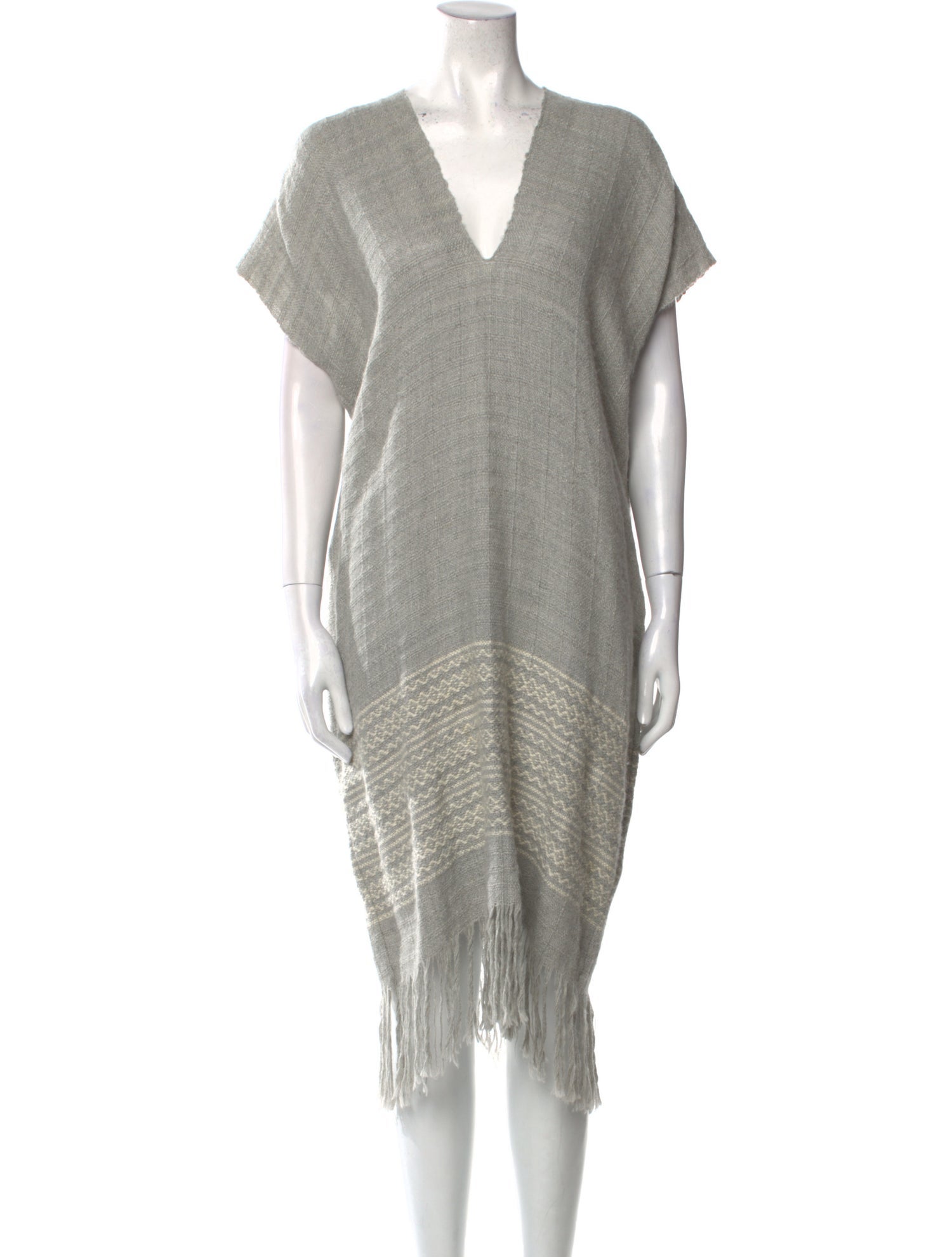 Ulla Johnson V-Neck Midi Length Dress