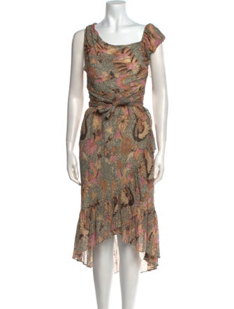 Ulla Johnson Printed Midi Length Dress