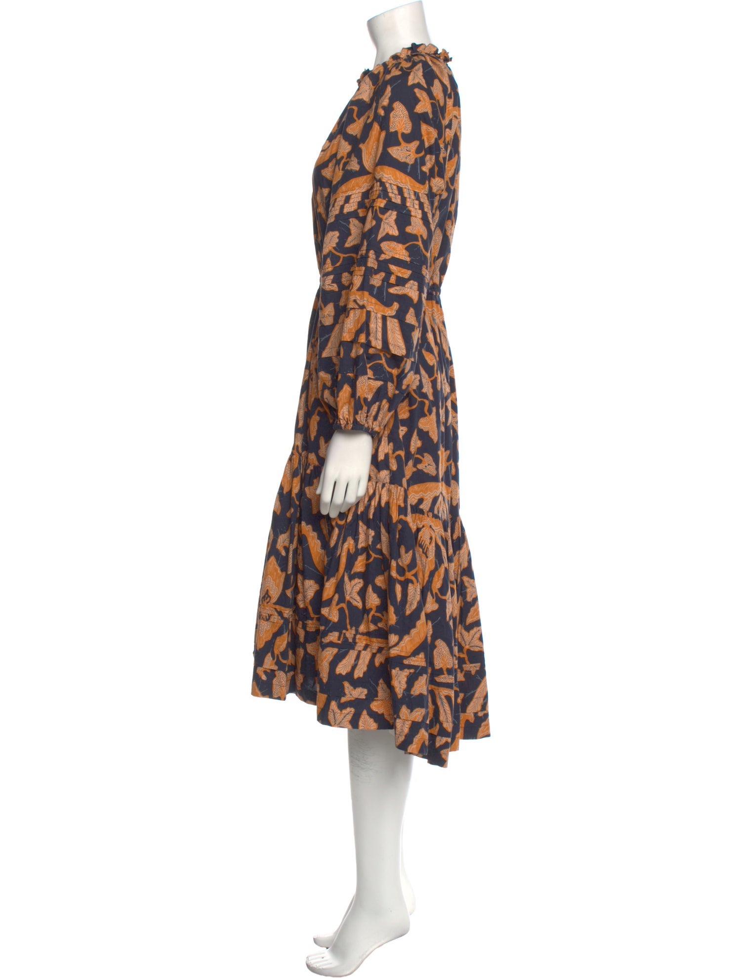 Ulla Johnson Printed Midi Length Dress