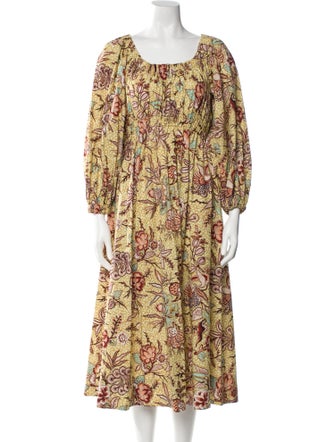 Ulla Johnson Printed Midi Length Dress