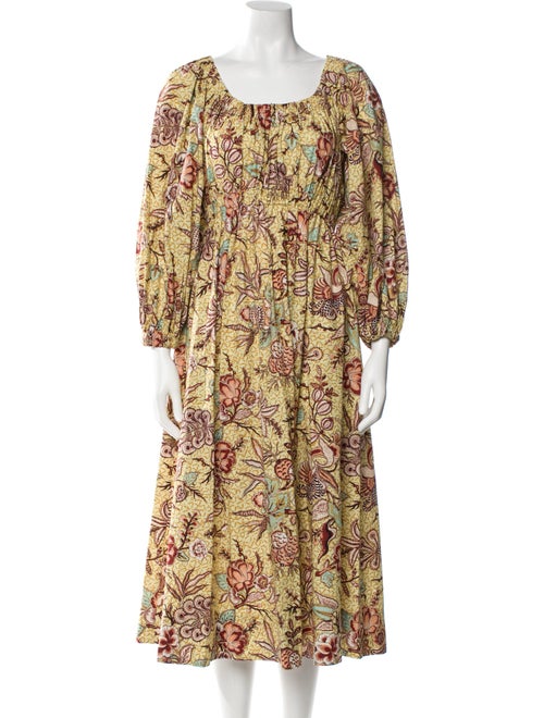 Ulla Johnson Printed Midi Length Dress