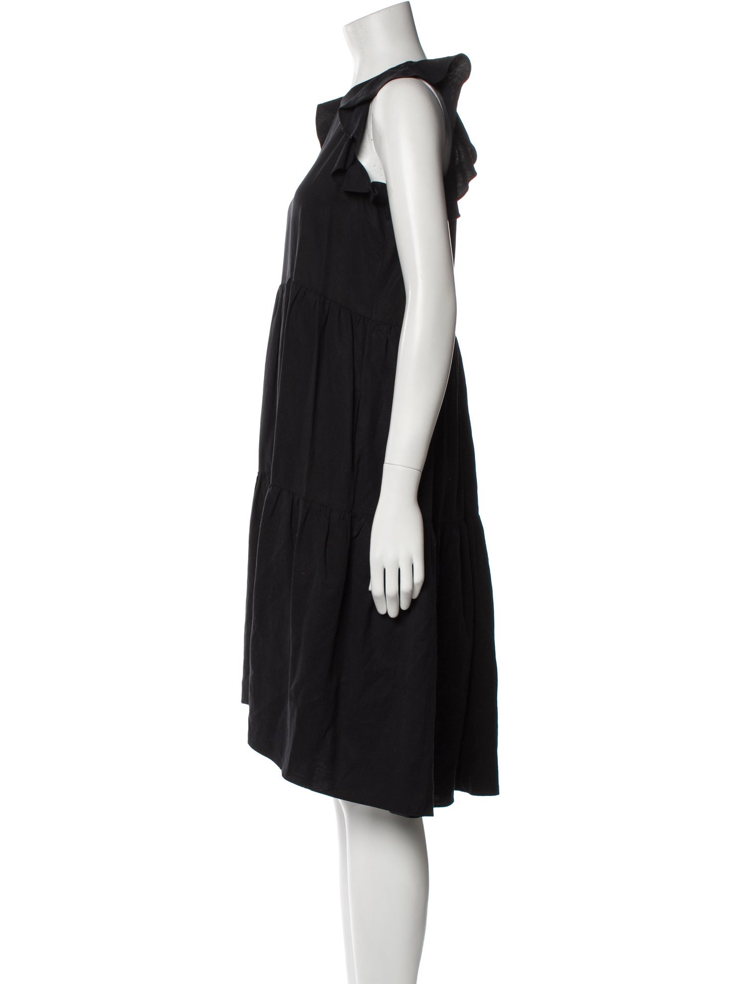 Ulla Johnson Crew Neck Knee-Length Dress