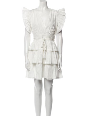 Ulla Johnson V-Neck Mini Dress