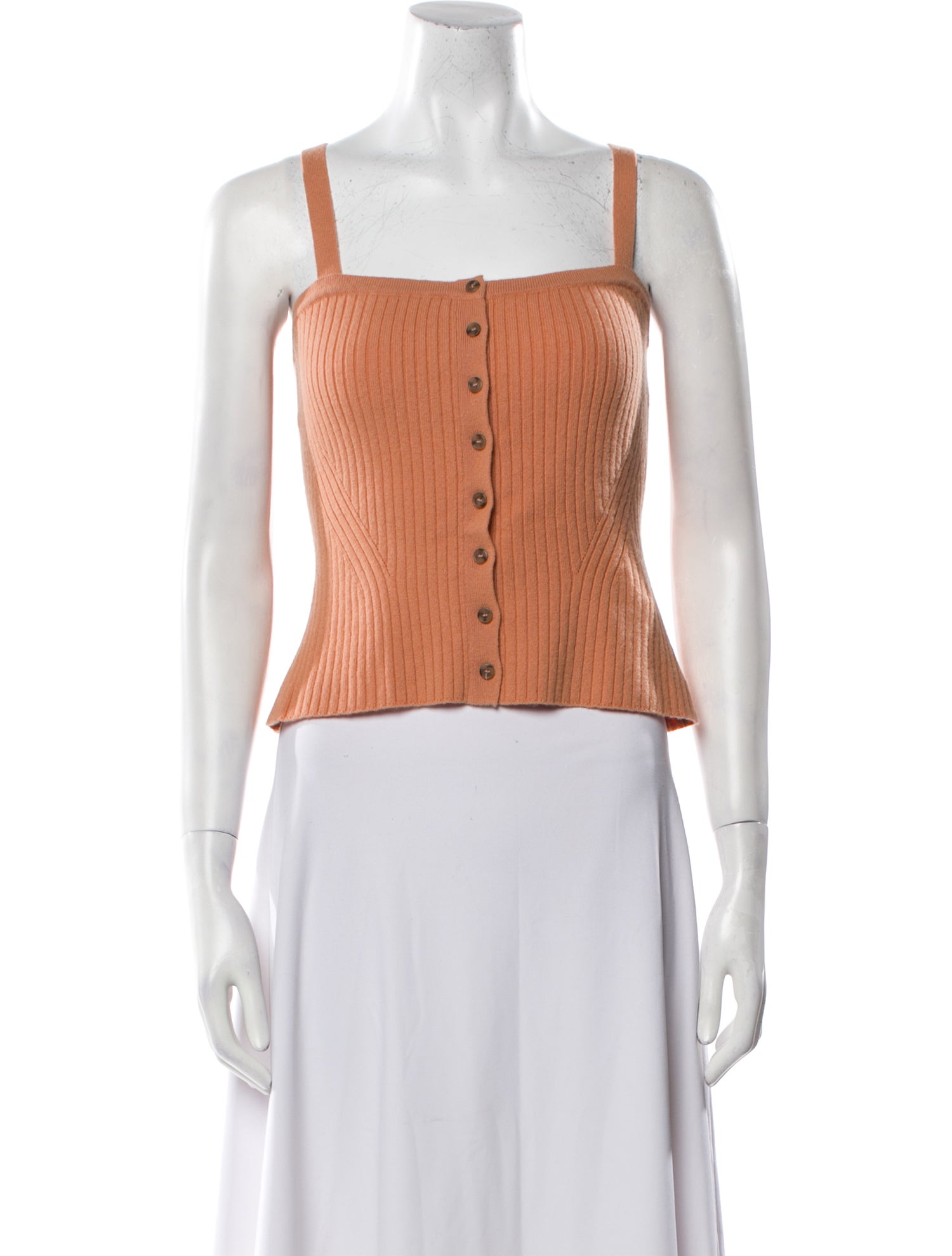 Ulla Johnson Wool Square Neckline Crop Top
