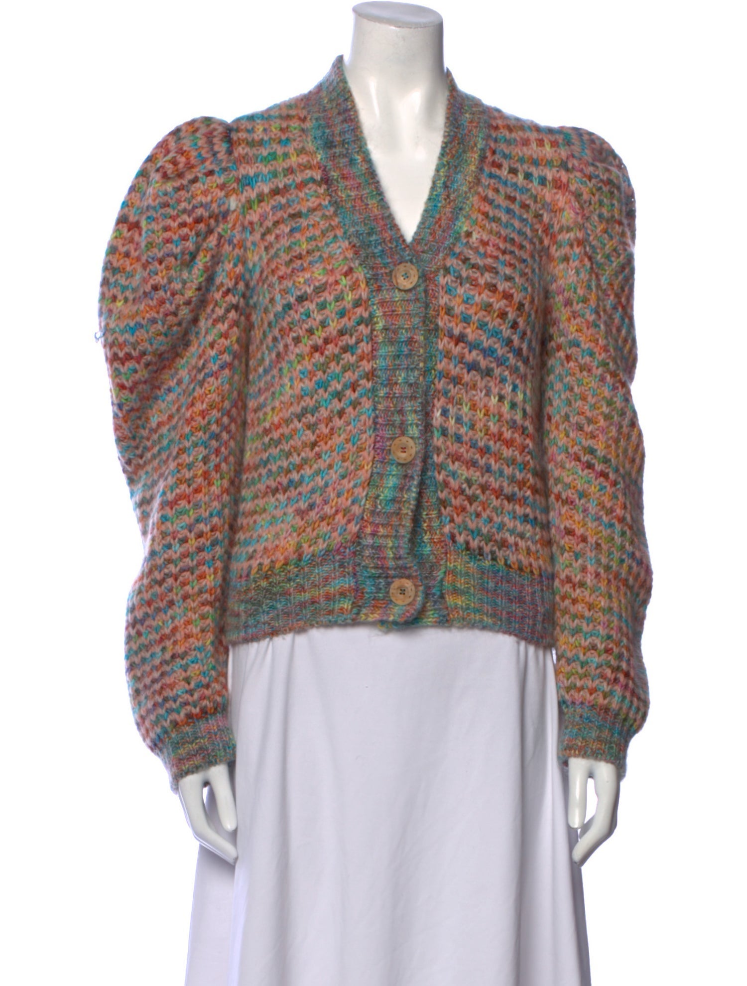 Ulla Johnson Printed V-Neck Sweater