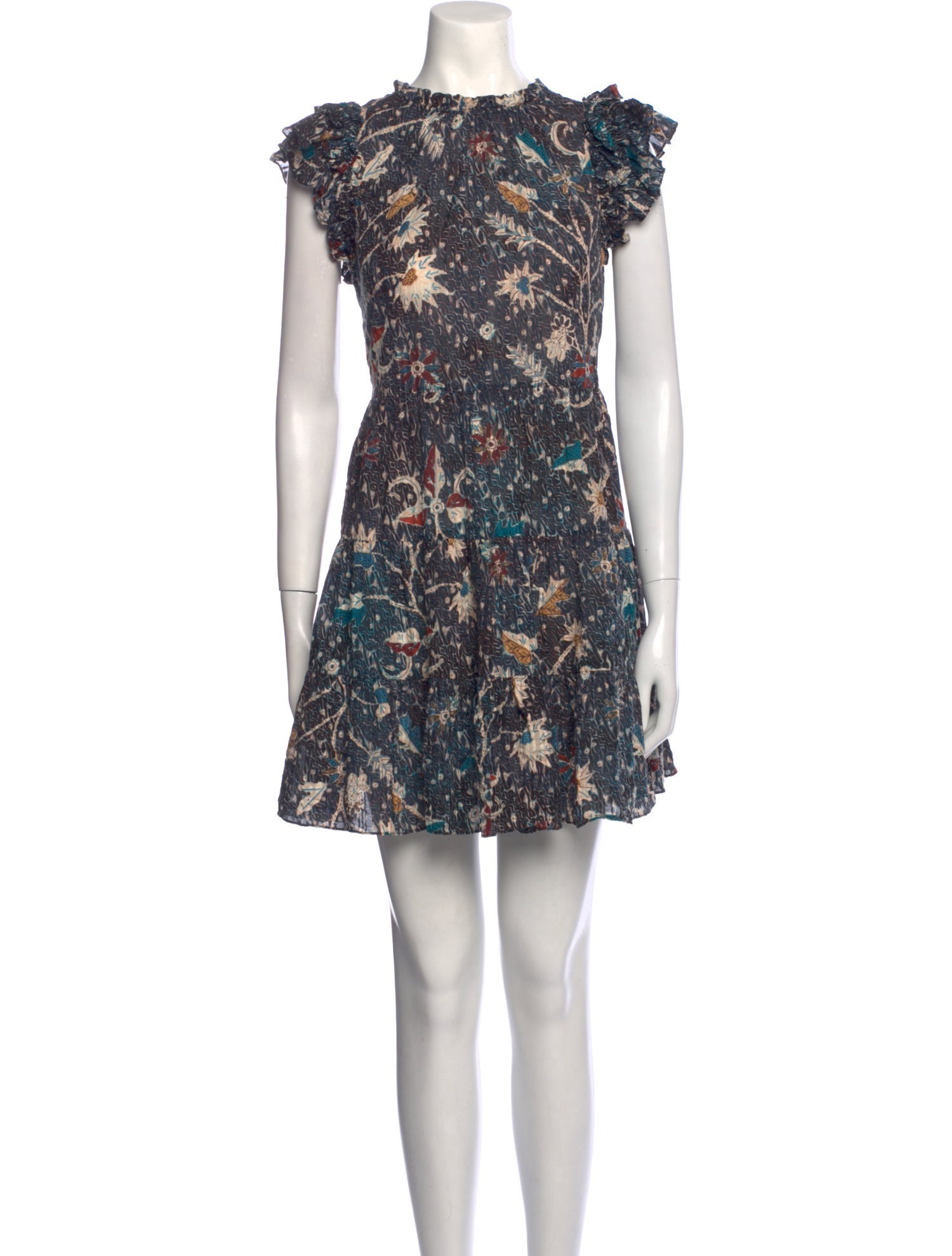Ulla Johnson Floral Print Mini Dress