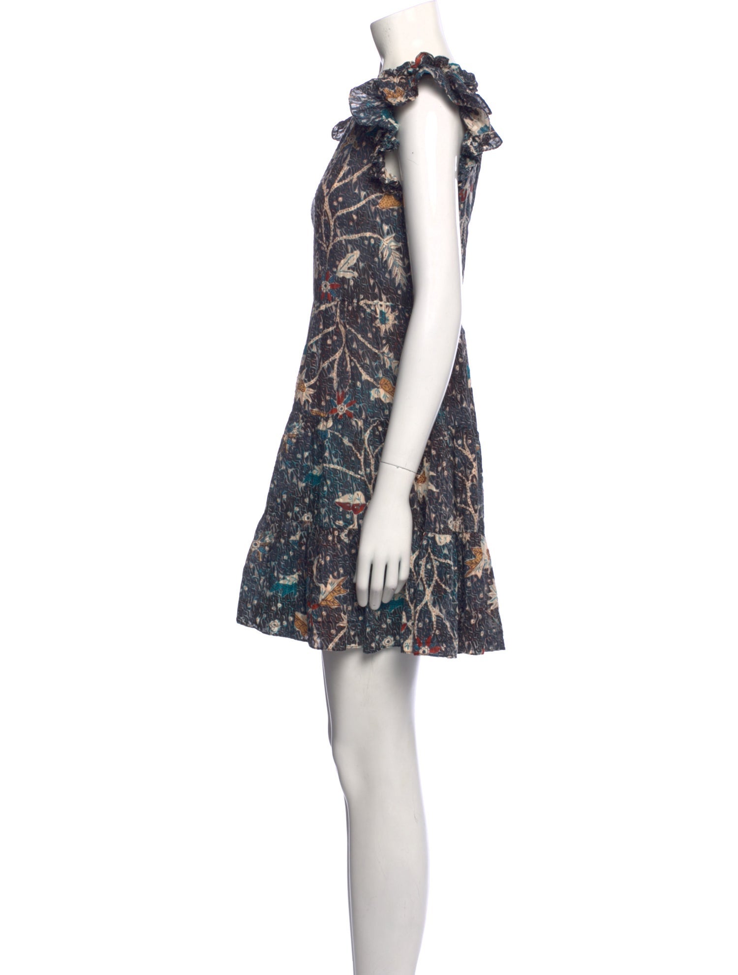 Ulla Johnson Floral Print Mini Dress