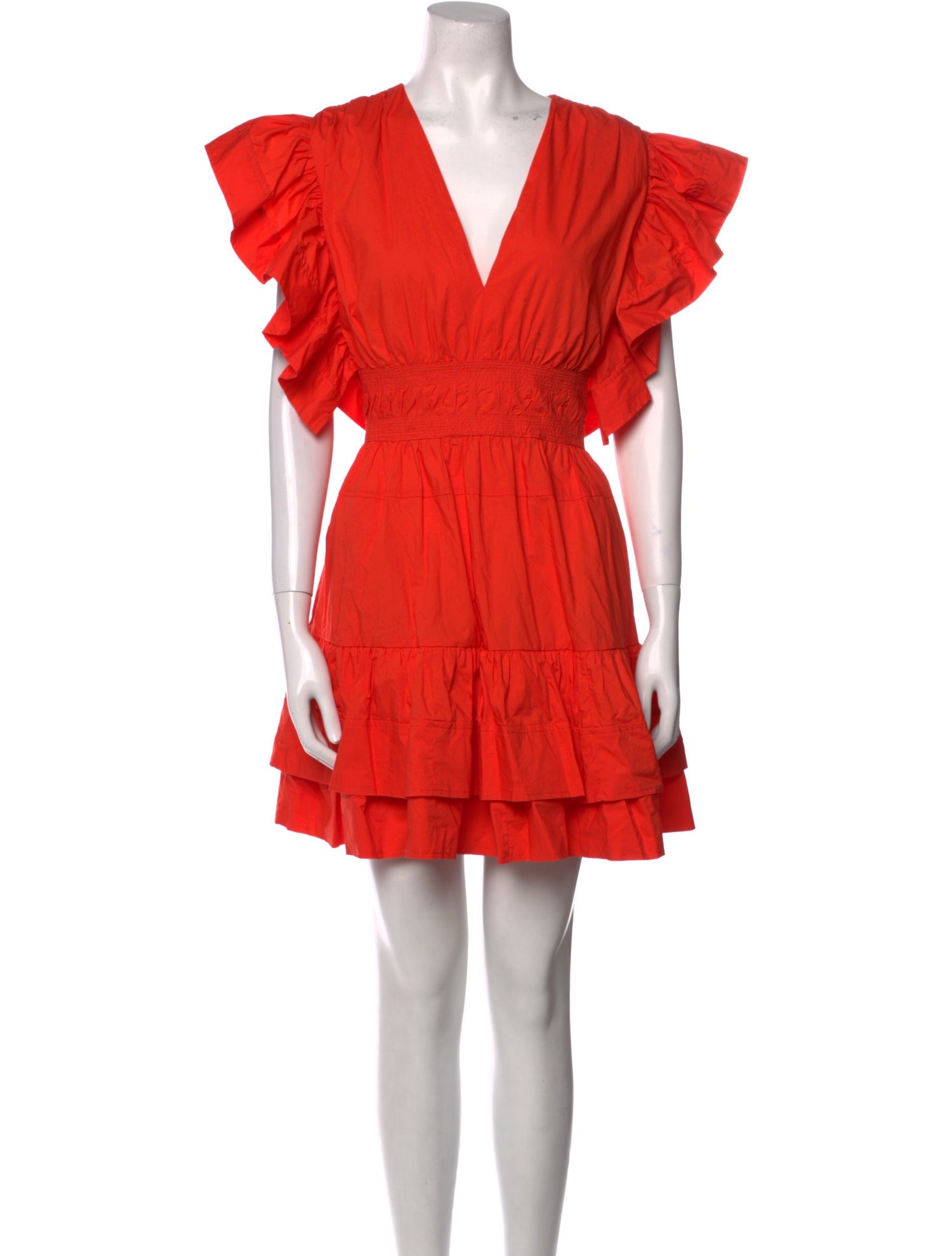 Ulla Johnson V-Neck Mini Dress