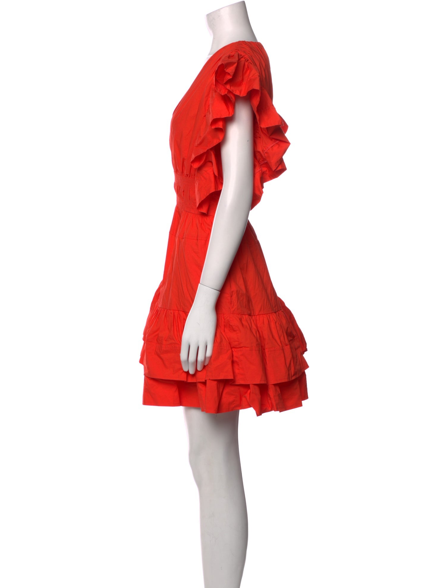 Ulla Johnson V-Neck Mini Dress