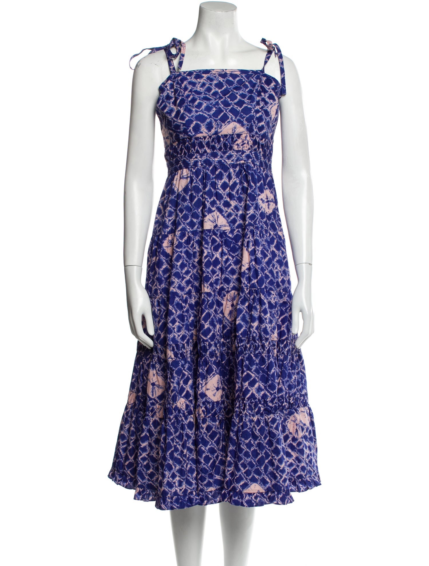 Ulla Johnson Floral Print Knee-Length Dress