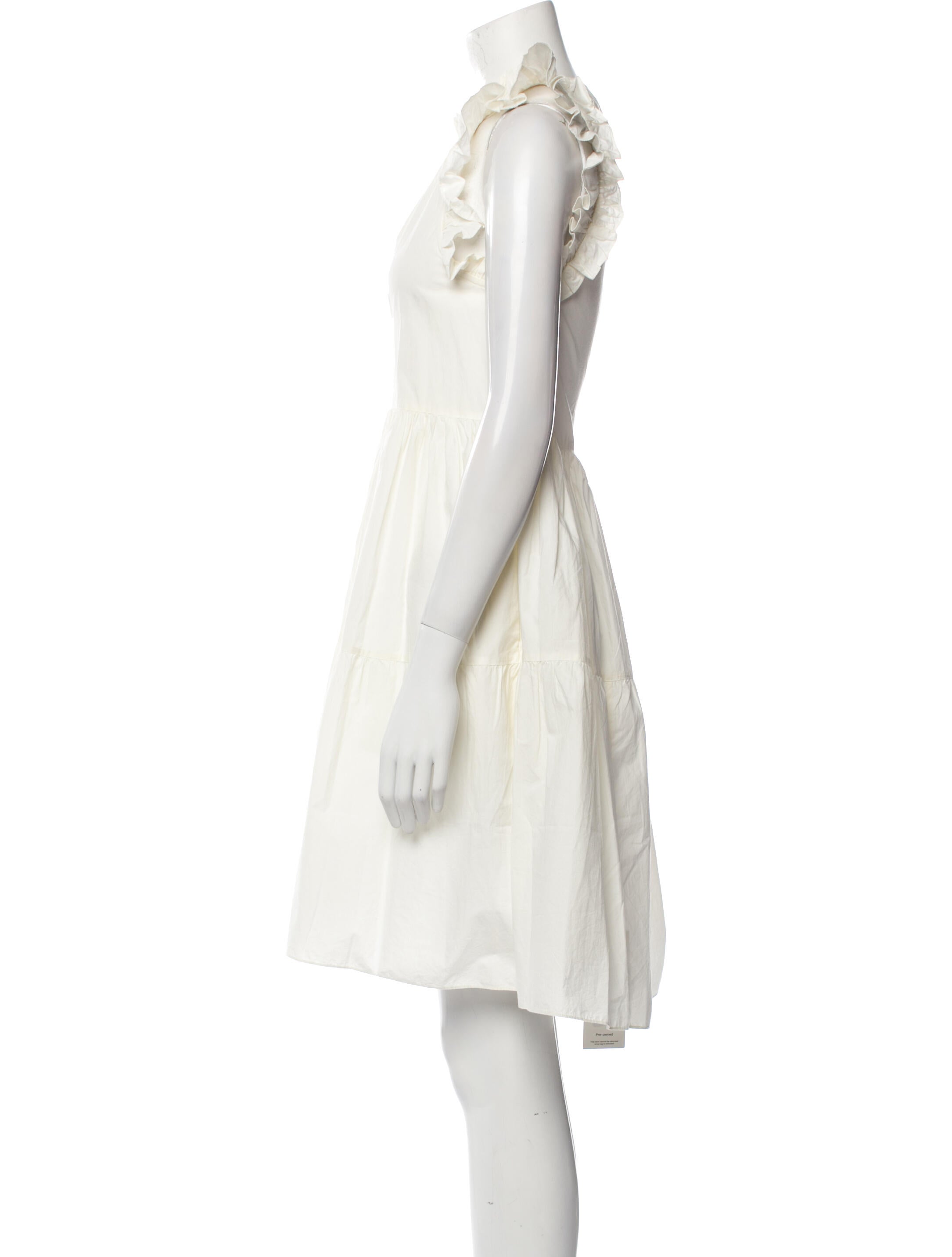 Ulla Johnson Crew Neck Knee-Length Dress