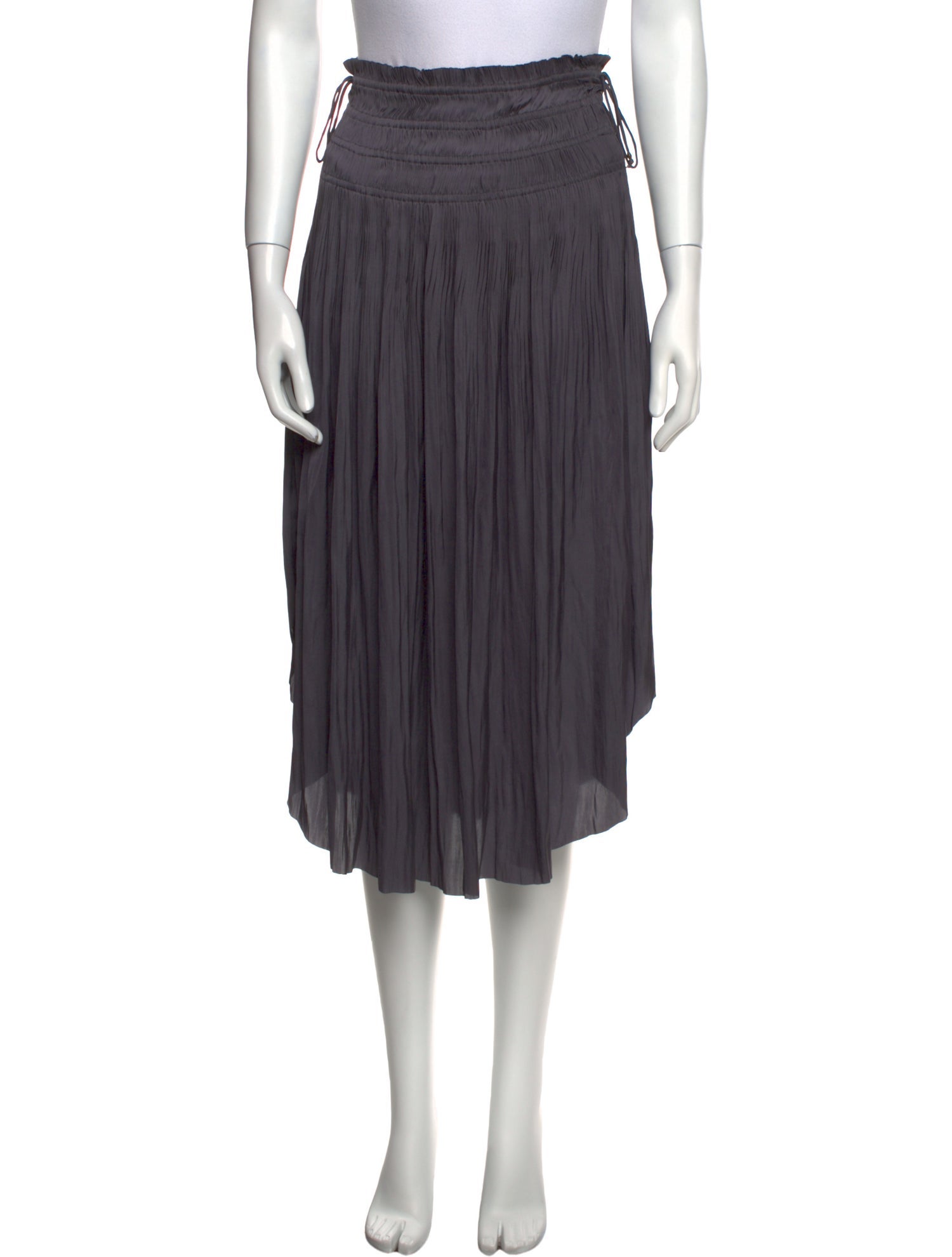 Ulla Johnson Pleated Accents Midi Length Skirt