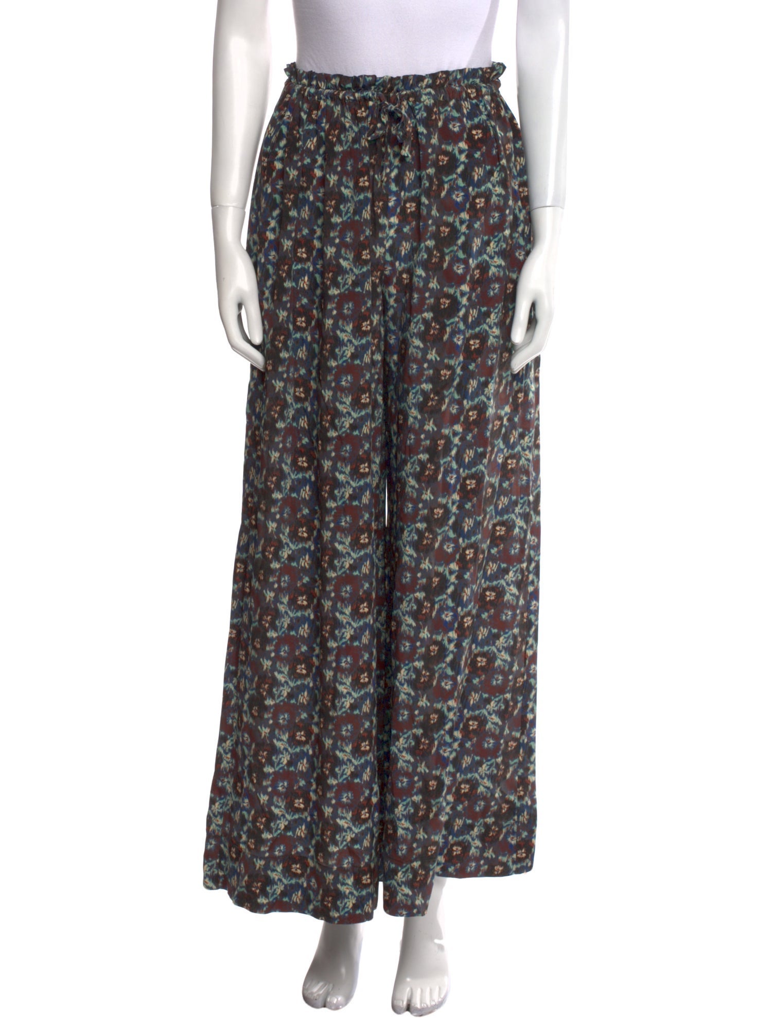 Ulla Johnson Silk Wide Leg Pants