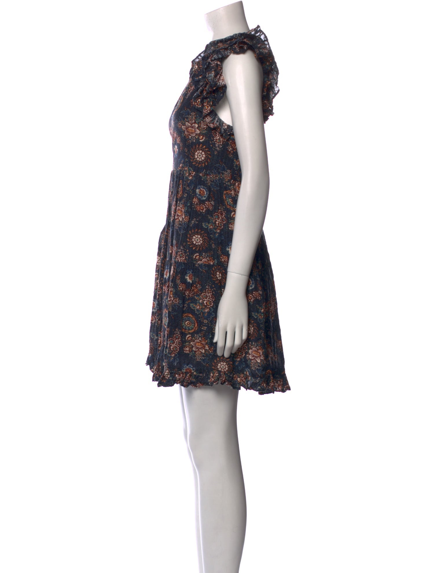Ulla Johnson Floral Print Mini Dress