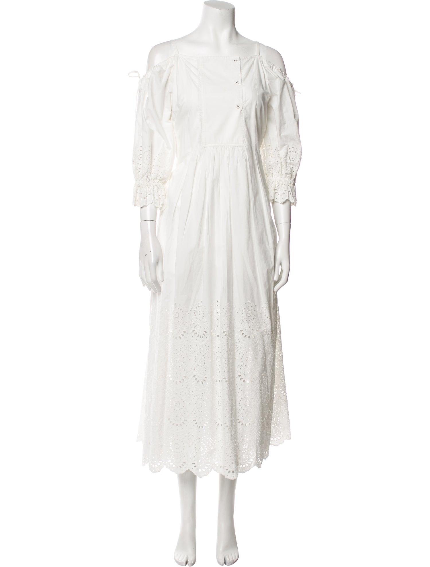 Ulla Johnson Square Neckline Long Dress