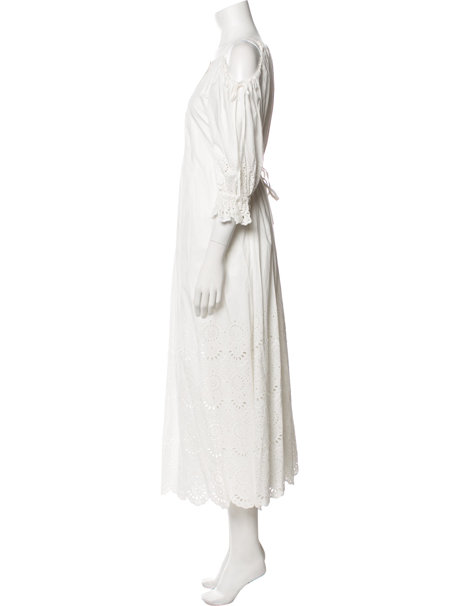 Ulla Johnson Square Neckline Long Dress