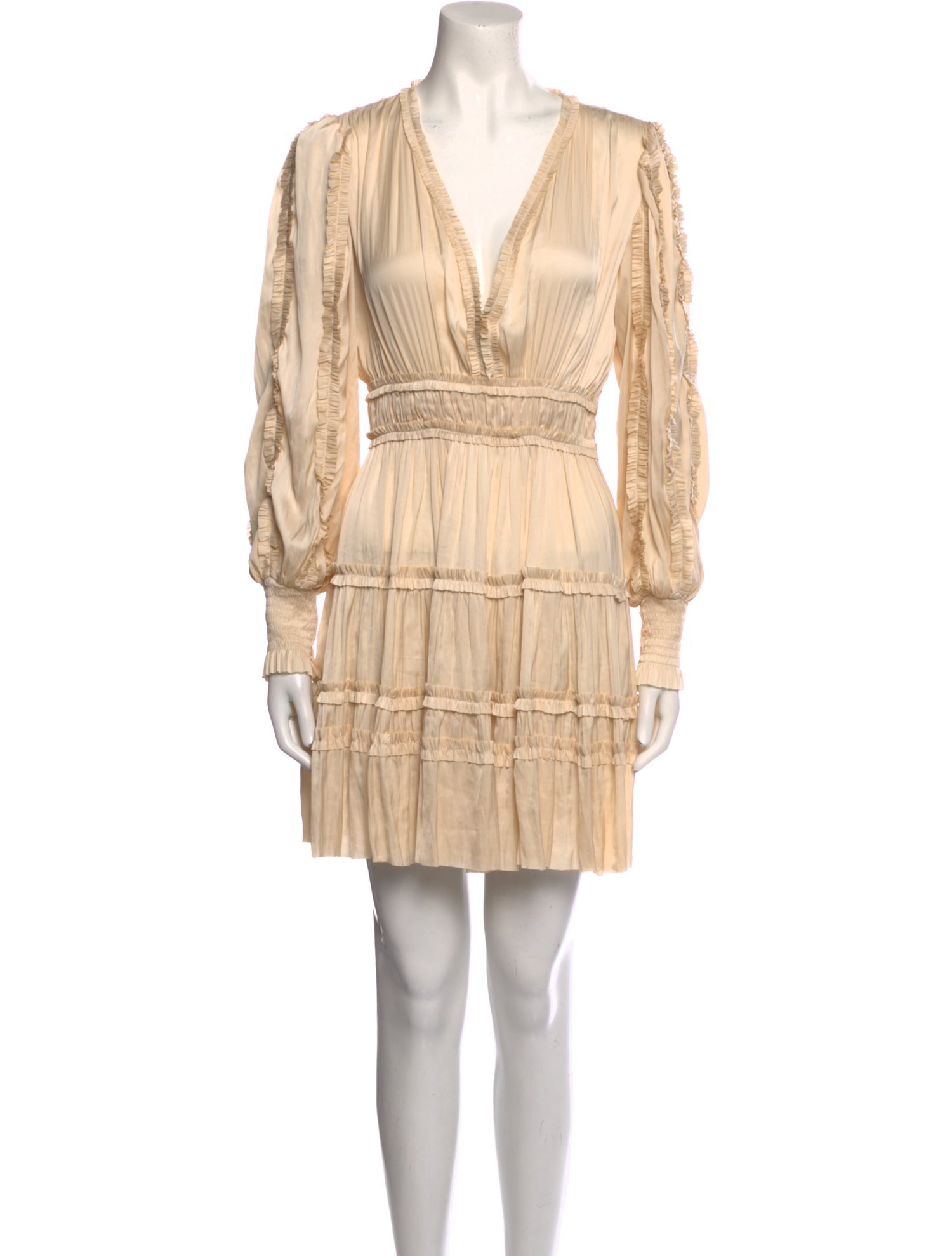 Ulla Johnson V-Neck Mini Dress