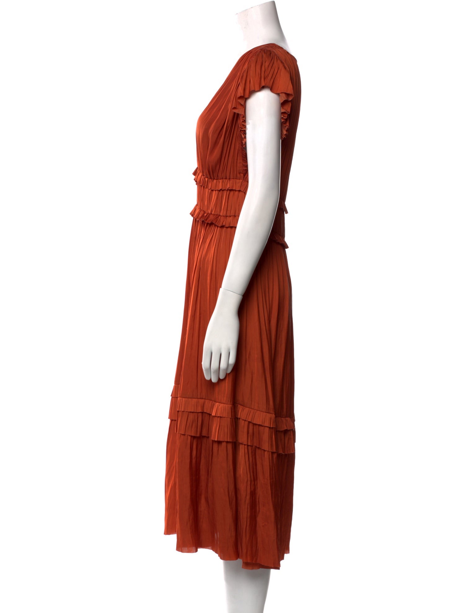 Ulla Johnson V-Neck Long Dress