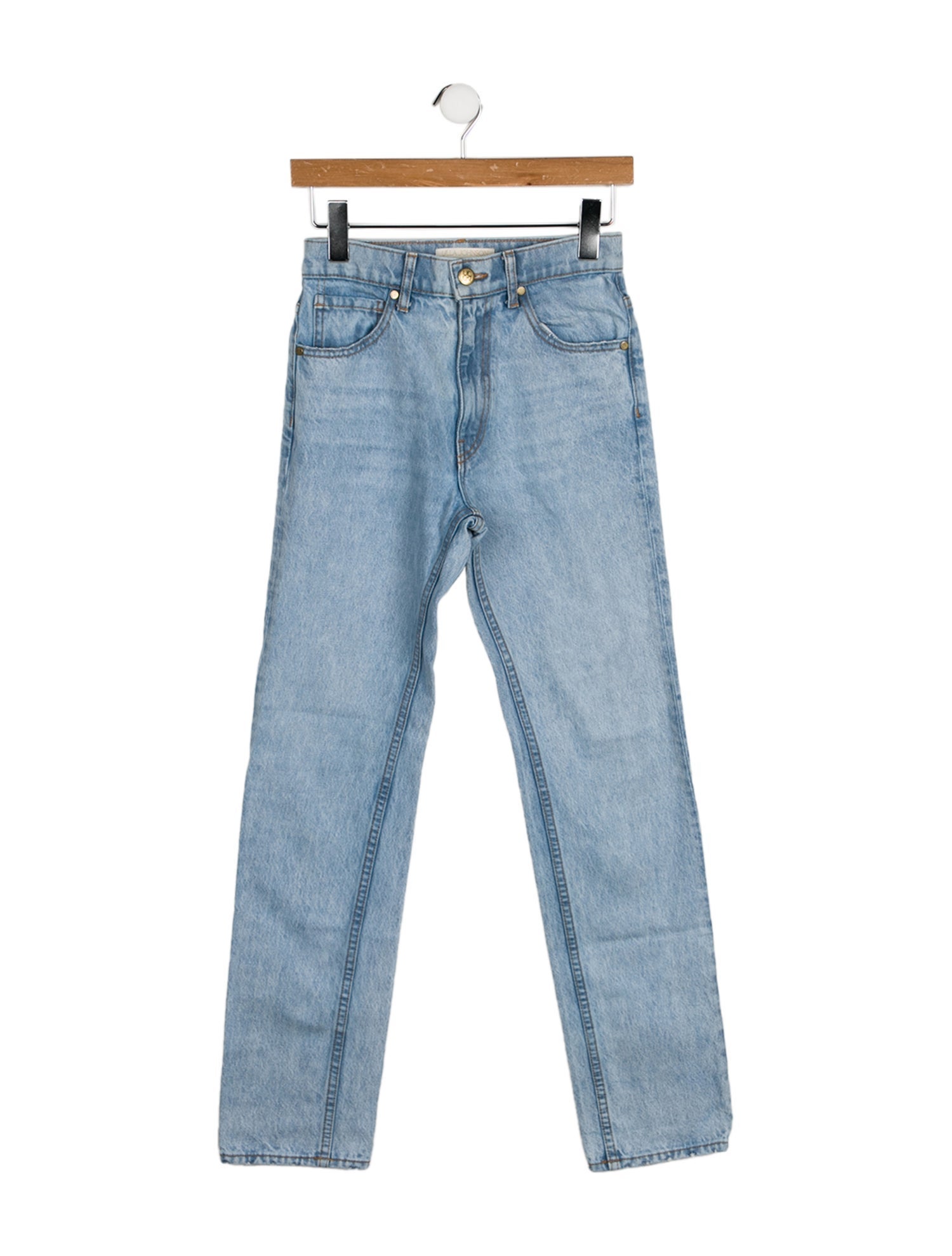 Ulla Johnson High-Rise Straight Leg Jeans