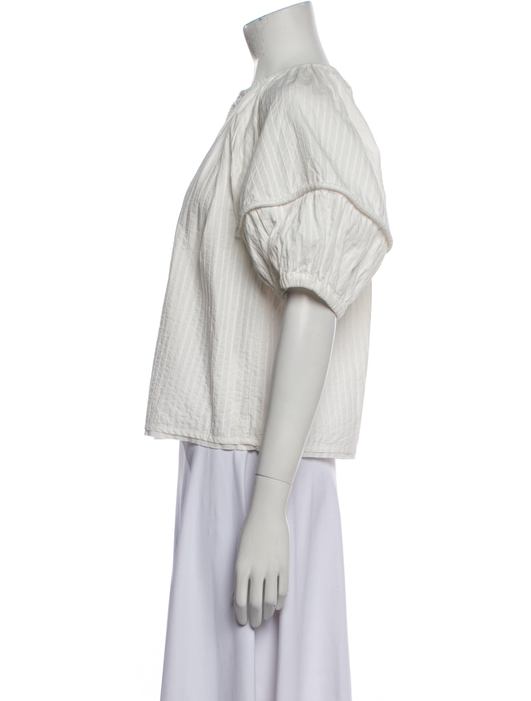 Ulla Johnson Short Sleeve Blouse