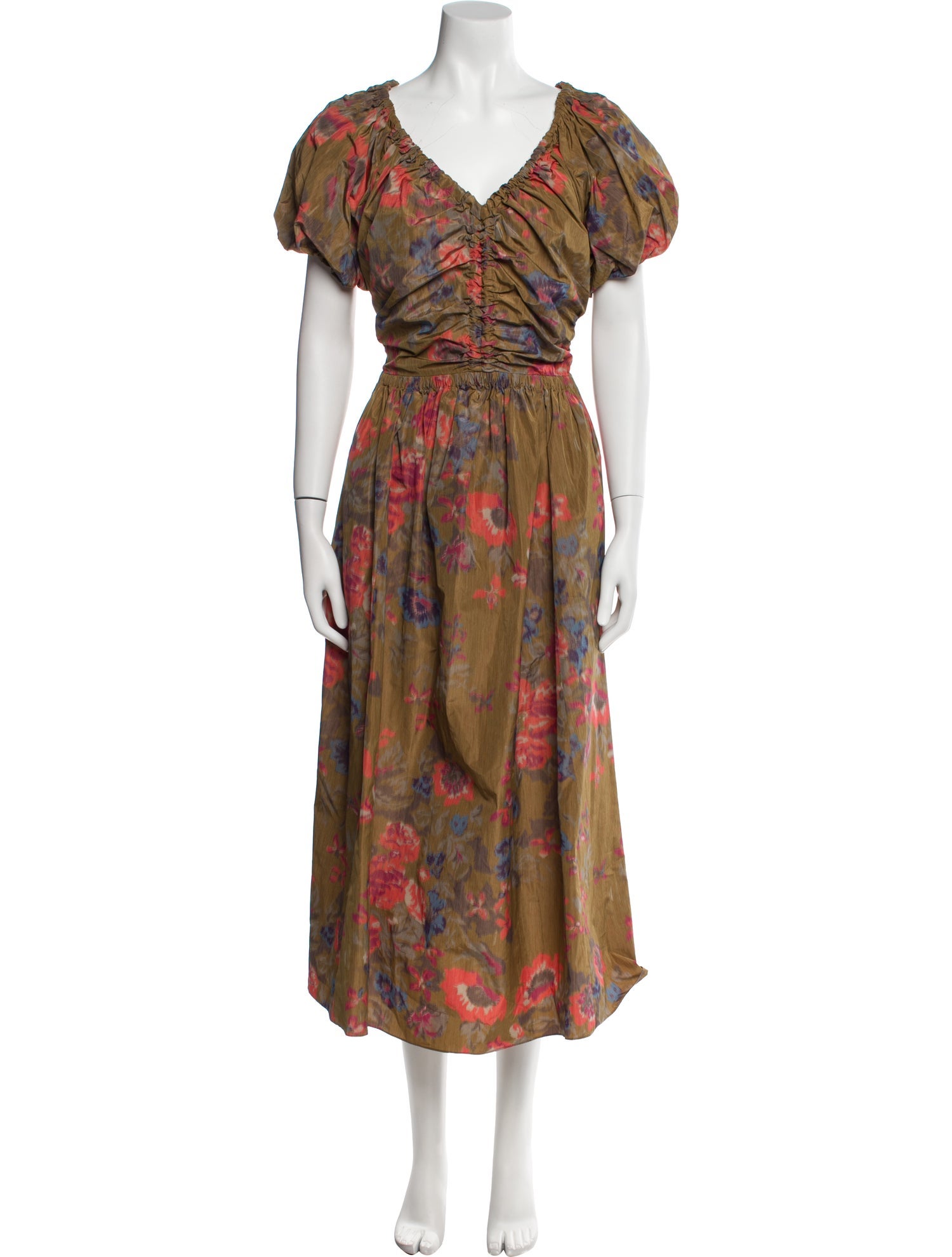 Ulla Johnson Printed Midi Length Dress w/ Tags