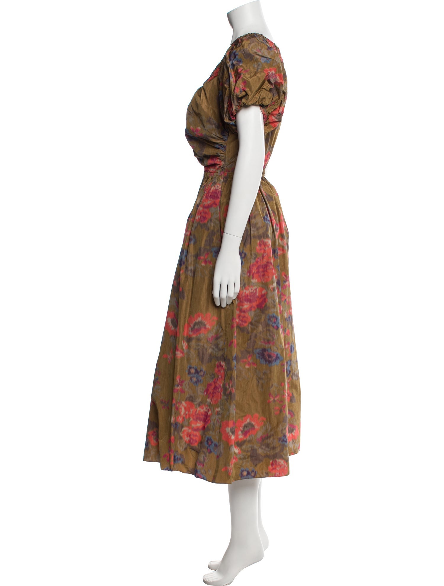 Ulla Johnson Printed Midi Length Dress w/ Tags