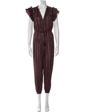 Ulla Johnson Jumpsuits and Rompers V-Neck Jumpsuit Petite