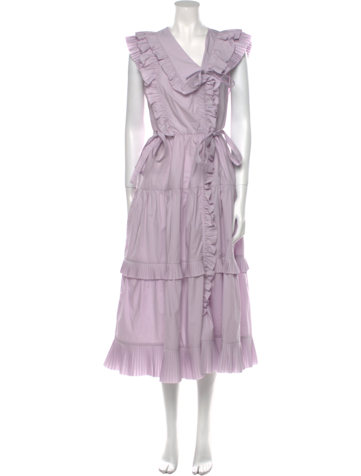 Ulla Johnson V-Neck Long Dress