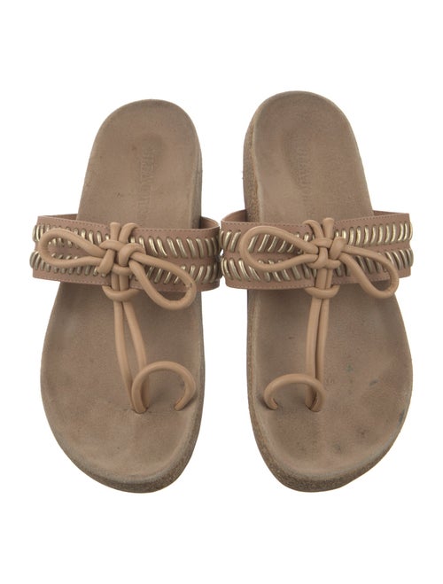 Ulla Johnson Leather Bow Accents Espadrilles