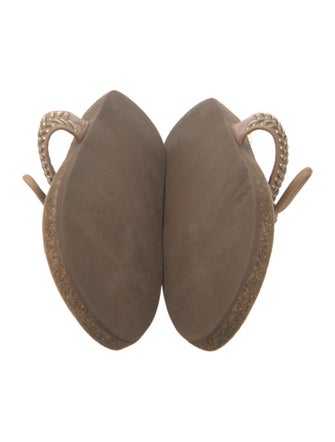 Ulla Johnson Leather Bow Accents Espadrilles