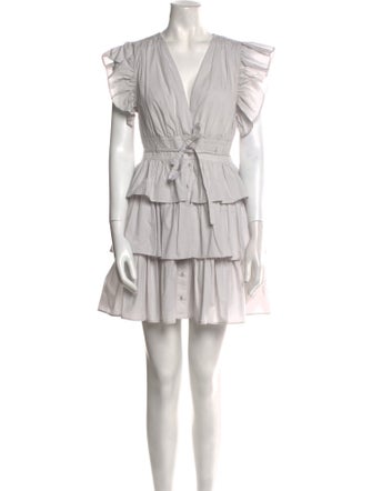 Ulla Johnson V-Neck Mini Dress