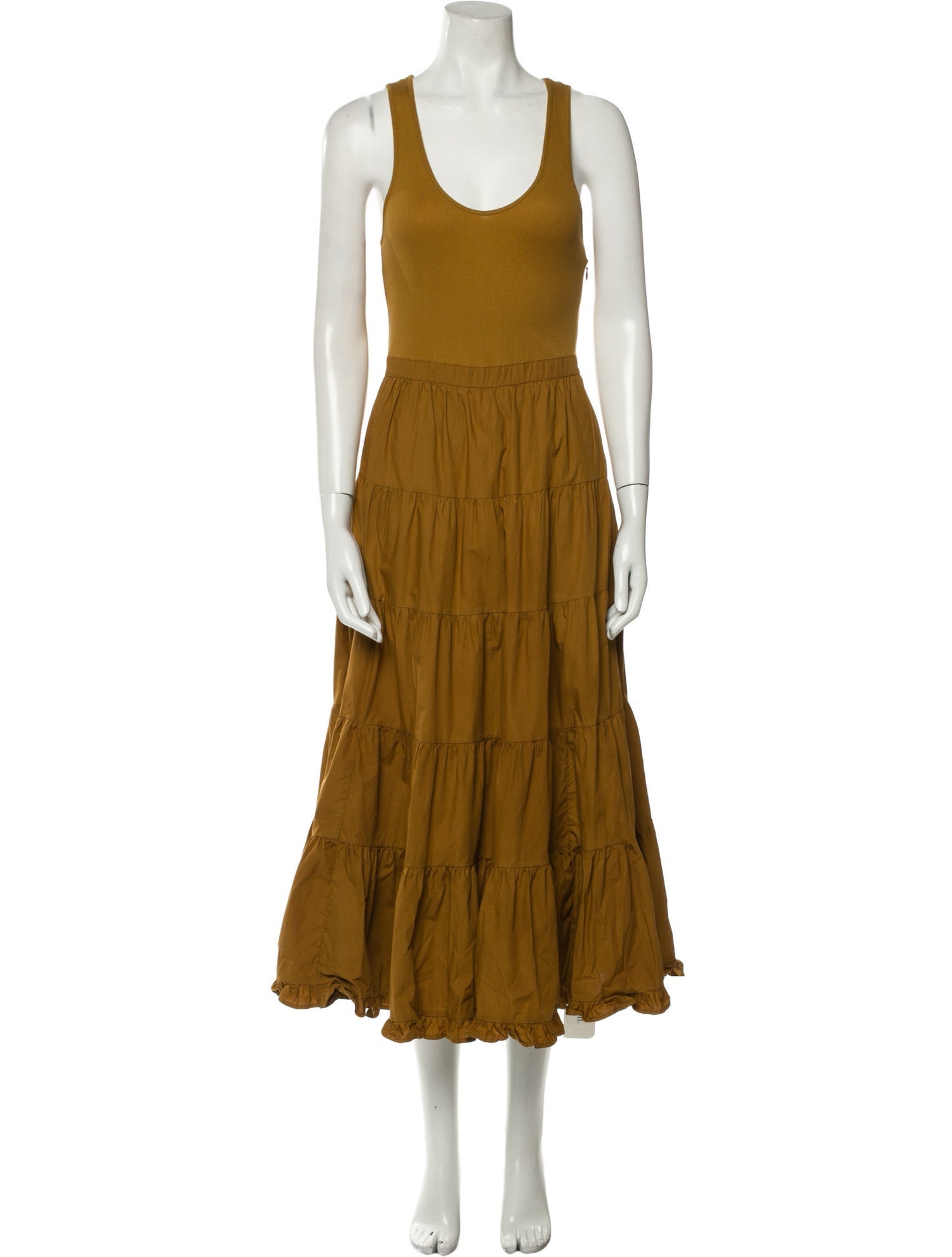 Ulla Johnson Scoop Neck Long Dress