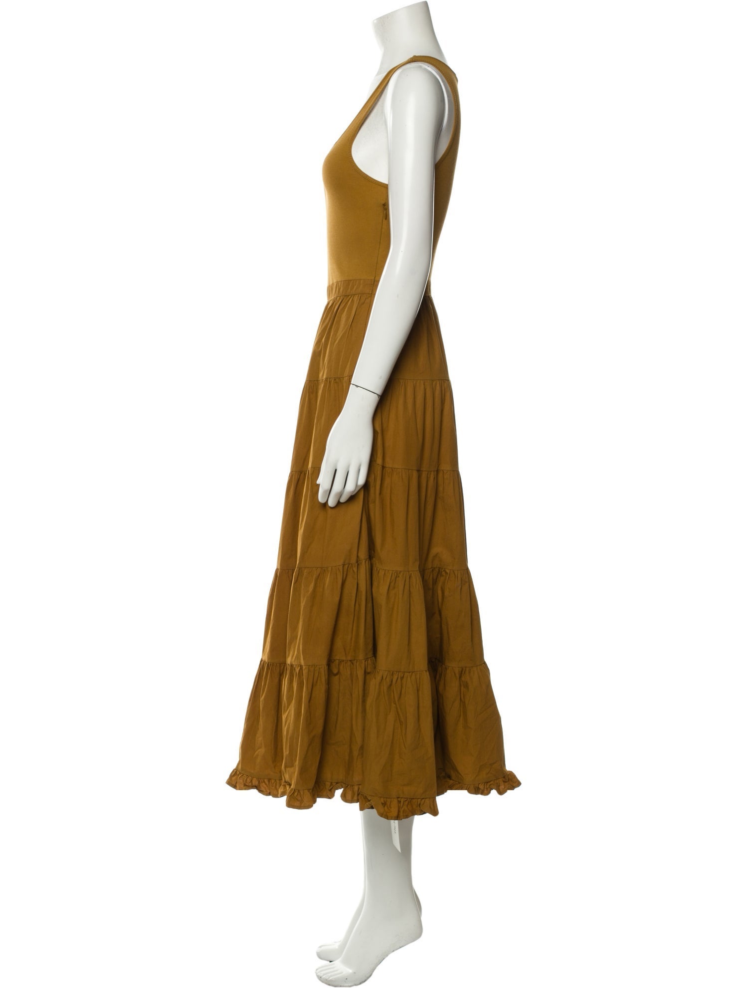 Ulla Johnson Scoop Neck Long Dress