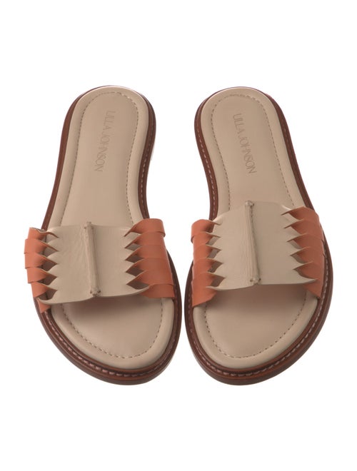 Ulla Johnson Leather Lasercut Accents Slides