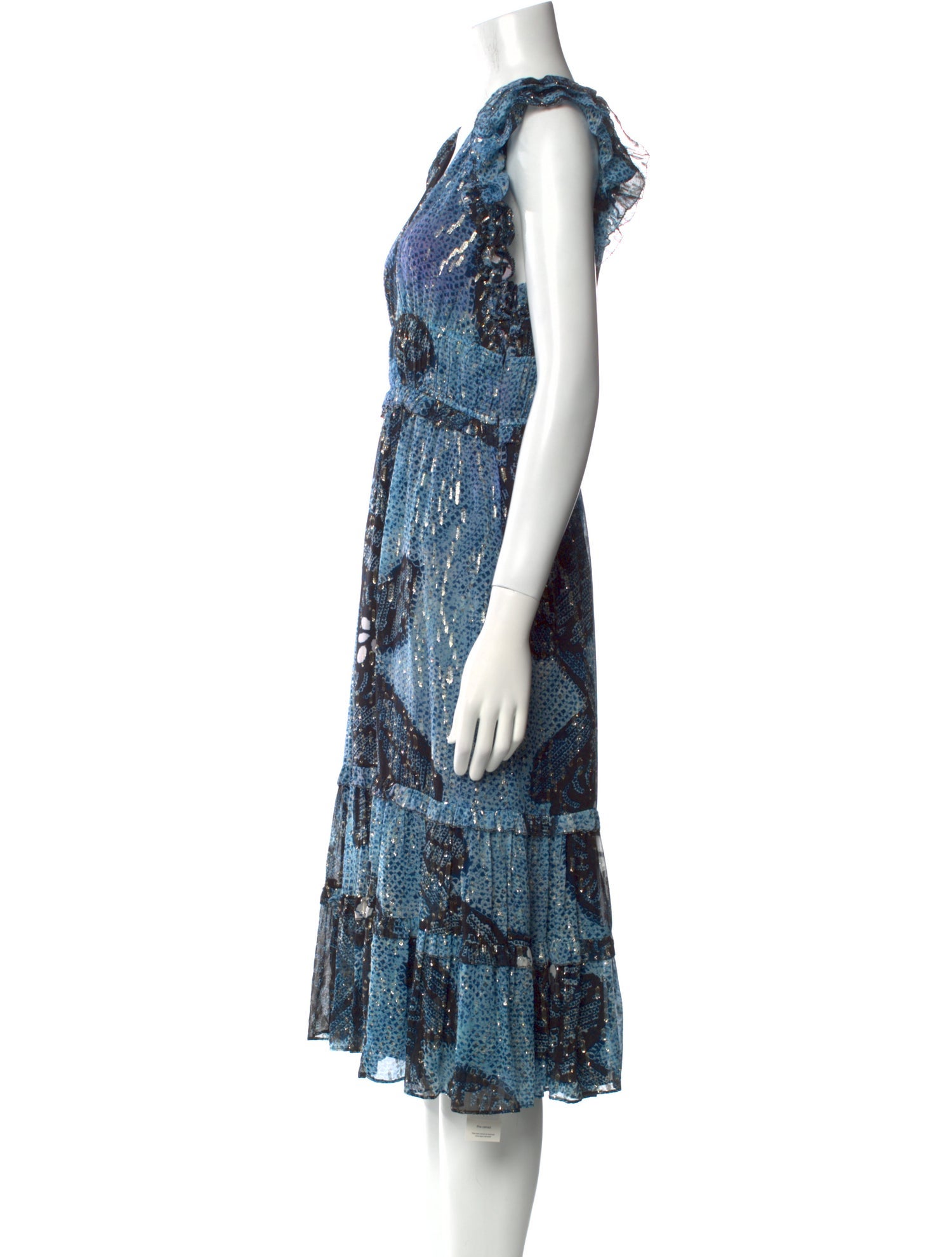 Ulla Johnson Silk Midi Length Dress