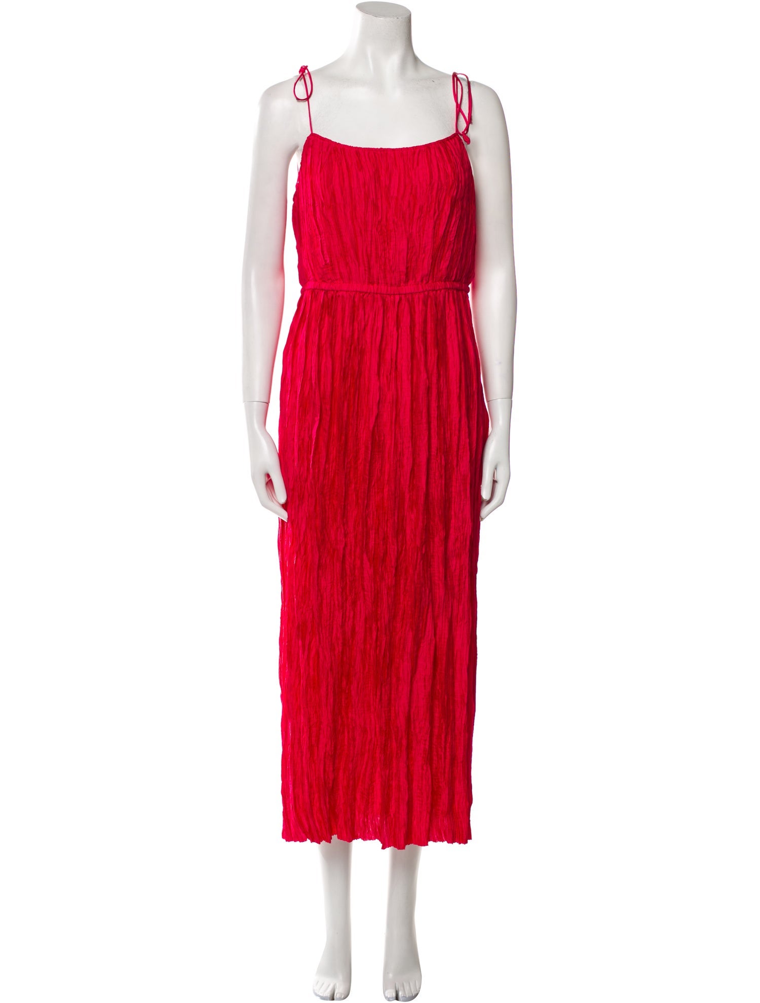 Ulla Johnson Square Neckline Midi Length Dress