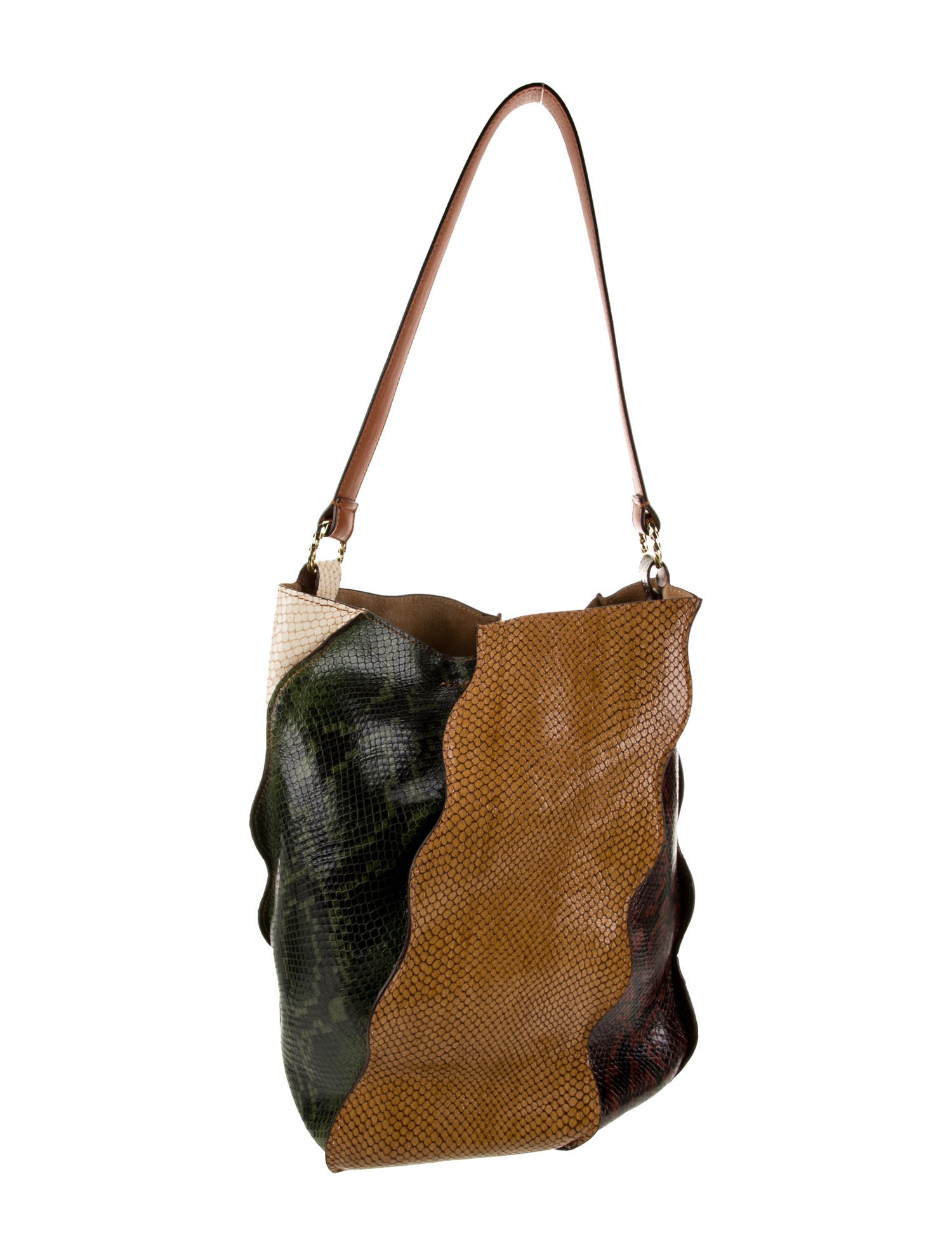 Ulla Johnson Snakeskin Shoulder Bag