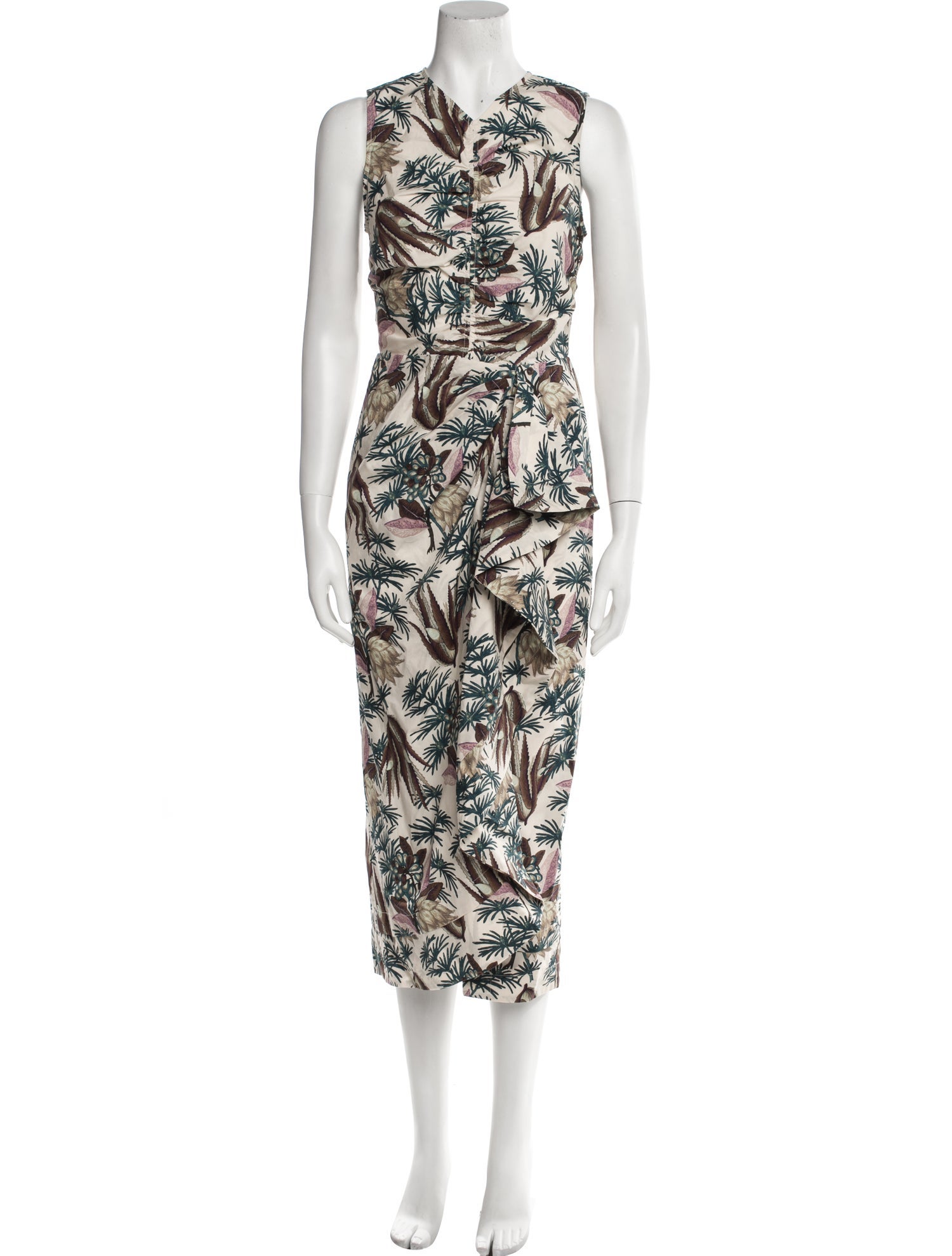 Ulla Johnson Printed Midi Length Dress