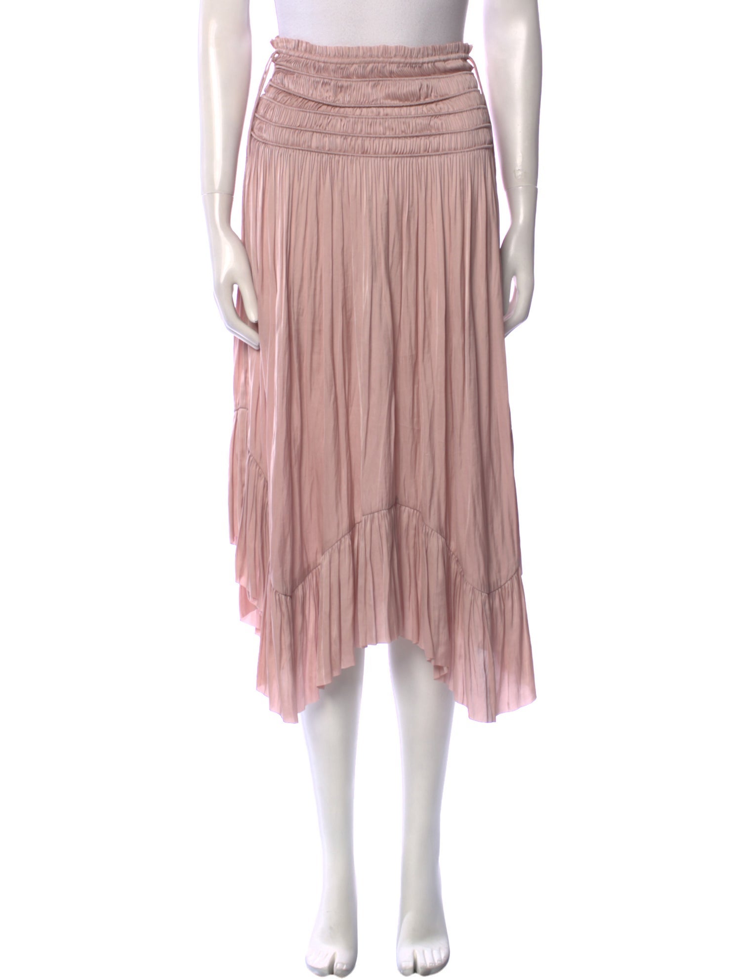 Ulla Johnson Ruffle Embellishment Midi Length Skirt