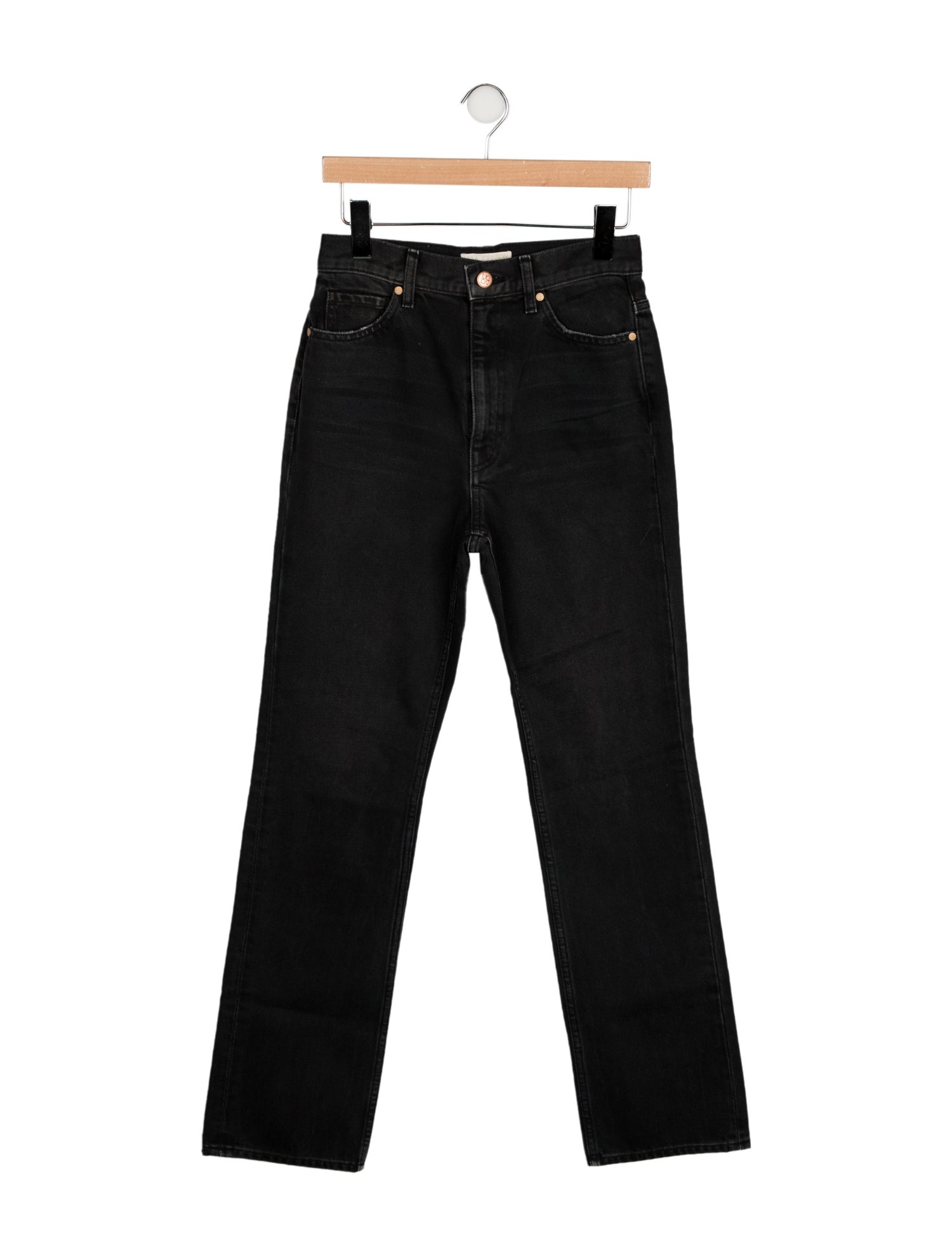 Ulla Johnson High-Rise Straight Leg Jeans